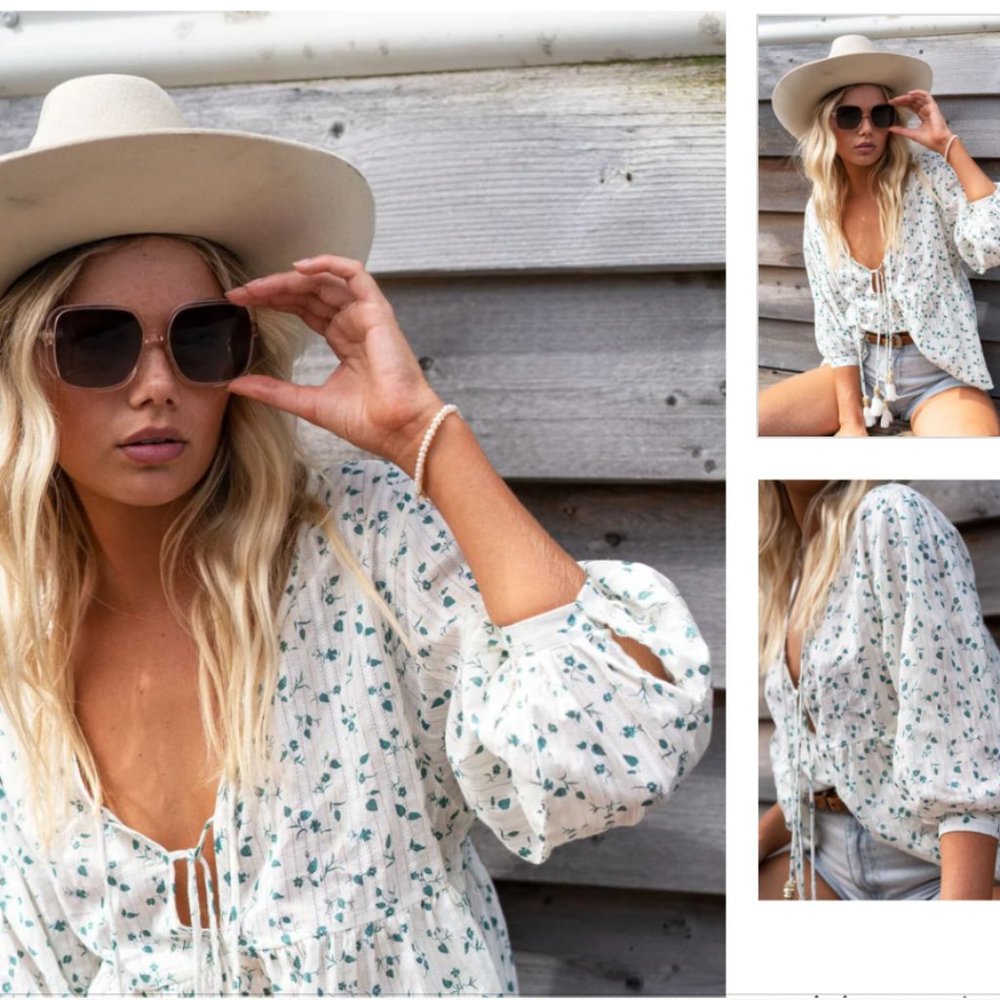 Boheme Blouse : Barefoot Blonde Collection